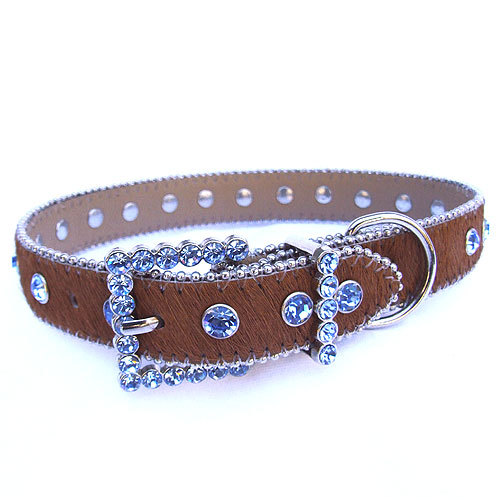 Krásný obojek Swarovski - Sky Blue Krásný obojek Swarovski - Sky Blue