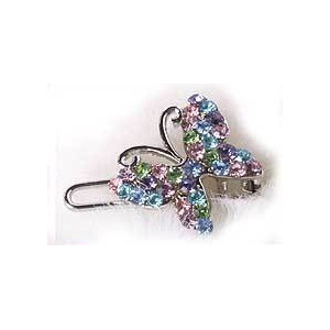 Swarovski sponka - mot�lek multicolor