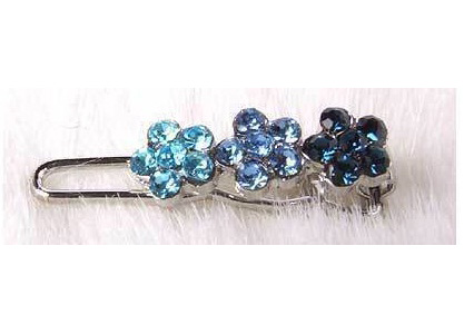 Crystal hairpin - Cherry Blossom Blue