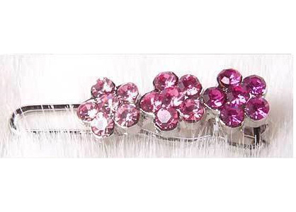 Crystal hairpin - Cherry Blossom Pink