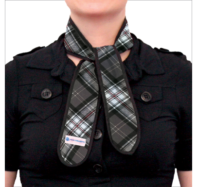Ochlazující kravata Scottish Grey